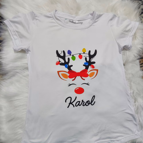 Camisetas Navideñas Familiares Renos Vista 5