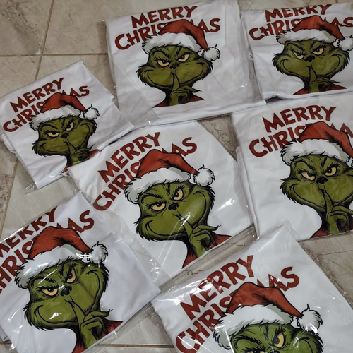 Camisetas Familiares Merry Christmas Grinch Vista 1