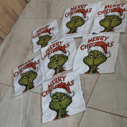 Camisetas Familiares Merry Christmas Grinch Vista 2